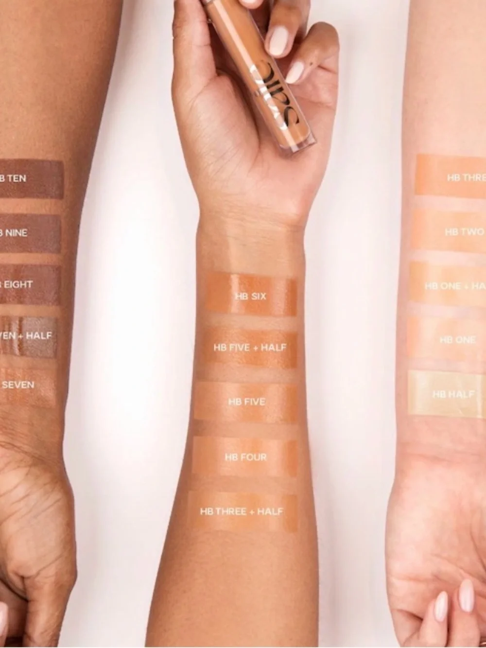 NEW! Saie Hydrabeam Hydrating & Concealing Under Eye Brightener in Five+ Half